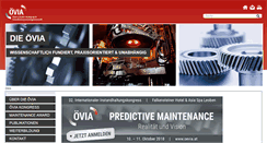 Desktop Screenshot of oevia.at